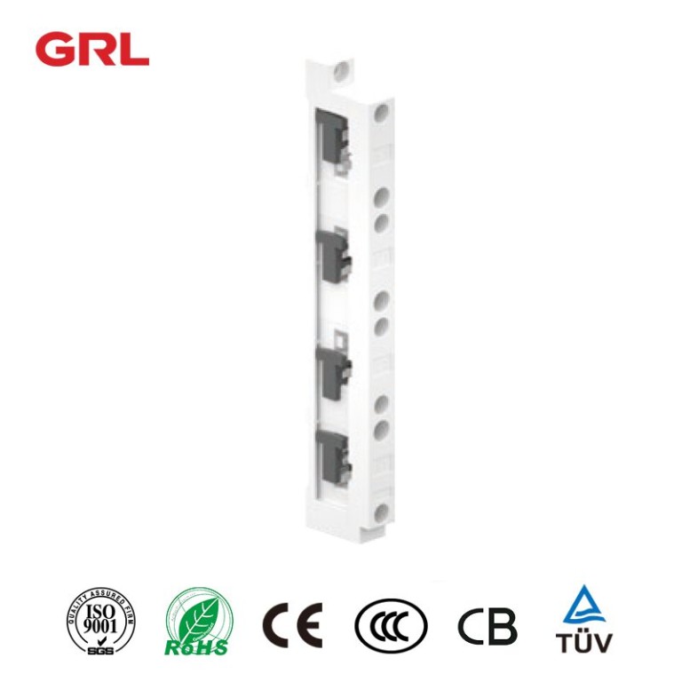 60mm, Sistema de distribución de barra de bus, Soporte de barra de bus, 1P & 2P & 4P