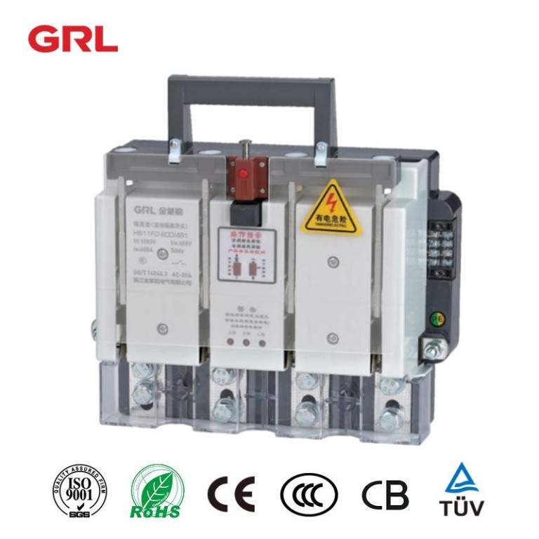 serie HS11FD Cuchillo desconexión tipo de interruptor a prueba de errores con función de puesta a tierra - aislador