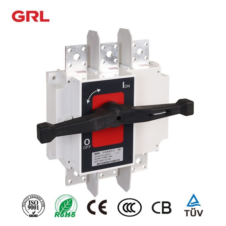 Interruptor de aislamiento DNH8 (HGL) / serie H Operación detrás del gabinete – Desconector de carga