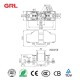 Serie DNF1-3 soporte de fusible único NH3 enlace de fusible