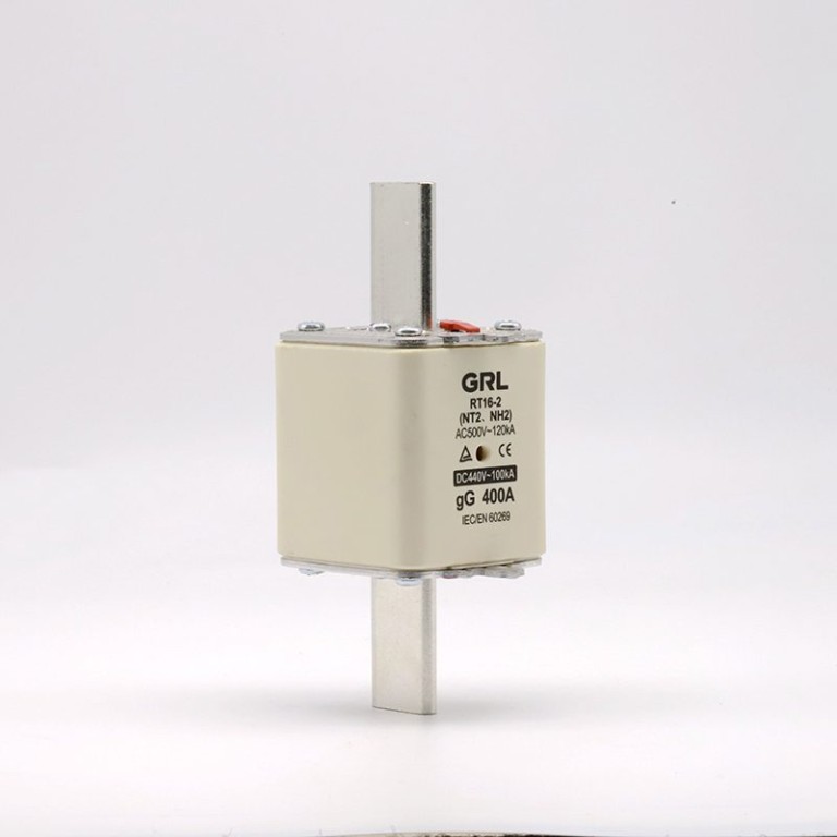 Reemplazo de enlace de fusible Nh2 RT16 – 2 con doble indicador Hrc Ceramic Knife Blade Fuse Link