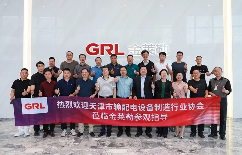 2023.5.18 GRL Información| El presidente Zheng Dingyin y su delegación de Tianjin Transmission and Distribution Equipment Manufacturing Industry Association visitaron GRL para inspección