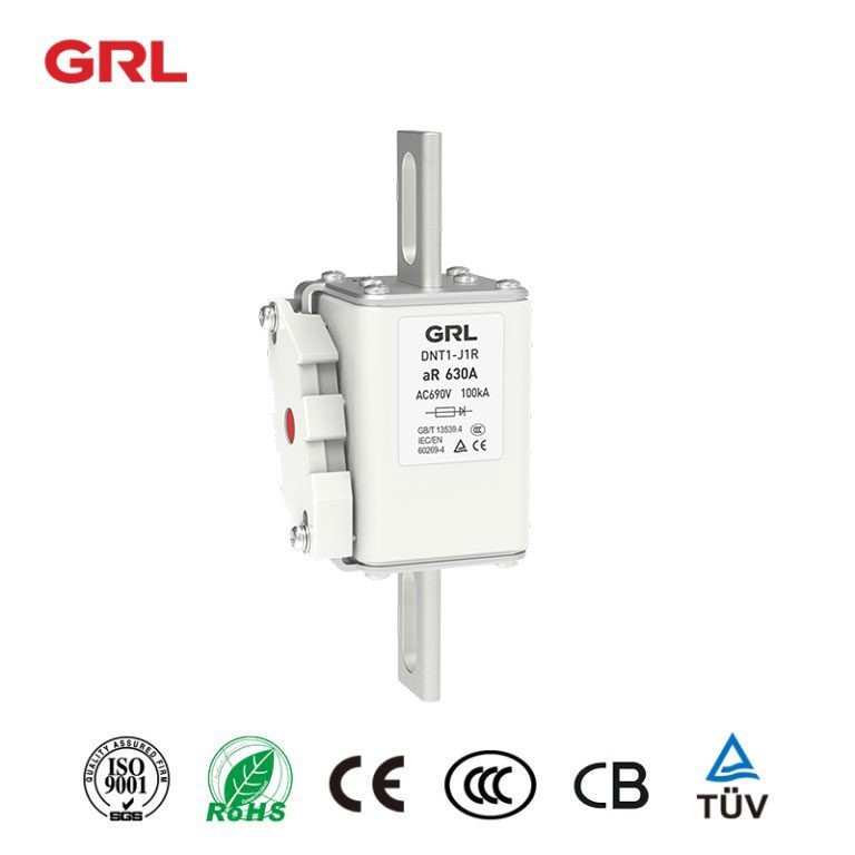 Fusibles de alta velocidad DNT-J1R Serie 100A ~ 1600A Fusibles semiconductores 690V