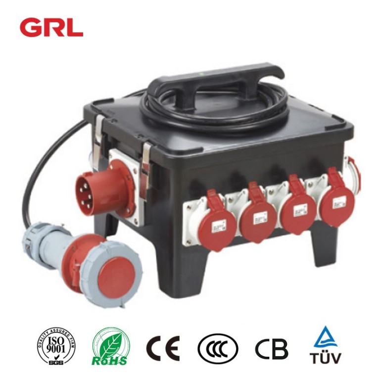 36 Mobile, 24 Mobile Socket Box impermeable IP44 / IP67 caja de distribución