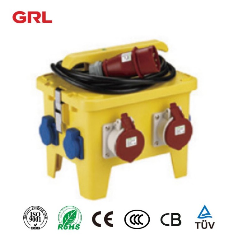 12 Caja de enchufe resistente al agua móvil Caja de distribución IP44 / IP67