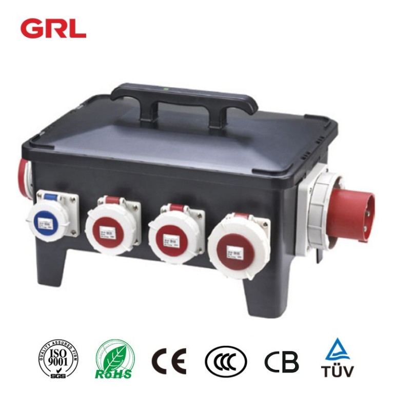 36 Mobile, 24 Mobile Socket Box impermeable IP44 / IP67 caja de distribución