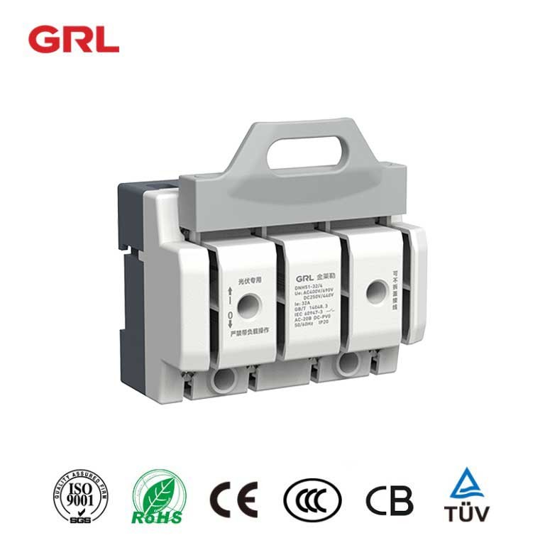 DNH51 DC interruptor de cuchillo 440v 690v sistema PV 125A PV interruptor de cuchillo fabricación GRL
