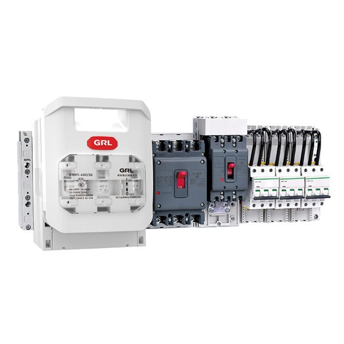 Interruptor de desconexión fundido DNH1 de 3 fases