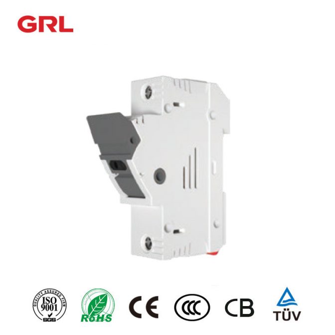 Soporte de fusibles de clase GRL cc RT18-63 tamaño de fusible 14 * 51