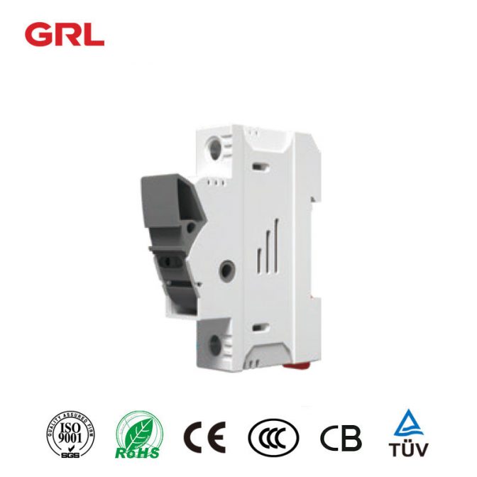 GRL 1 soporte de fusible de polo RT18-32 tamaño de fusible 10 * 38