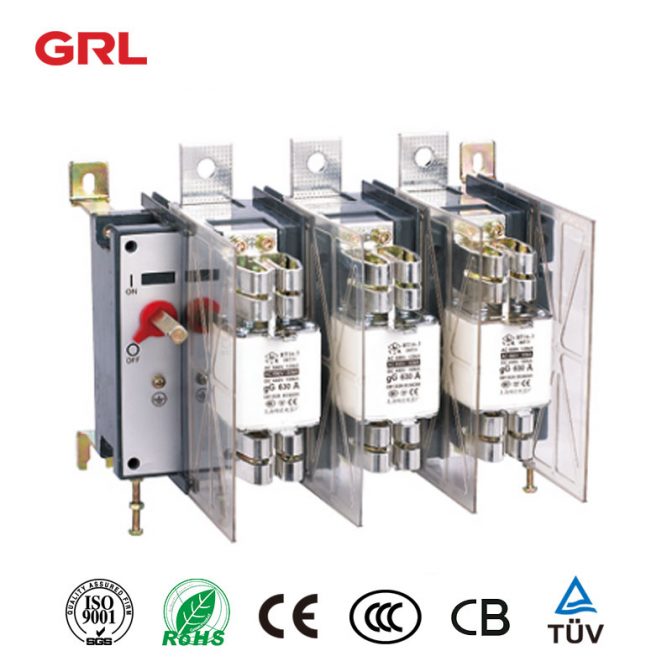 Grupo de fusibles y desconectores de la serie HH15 125A – 2500A