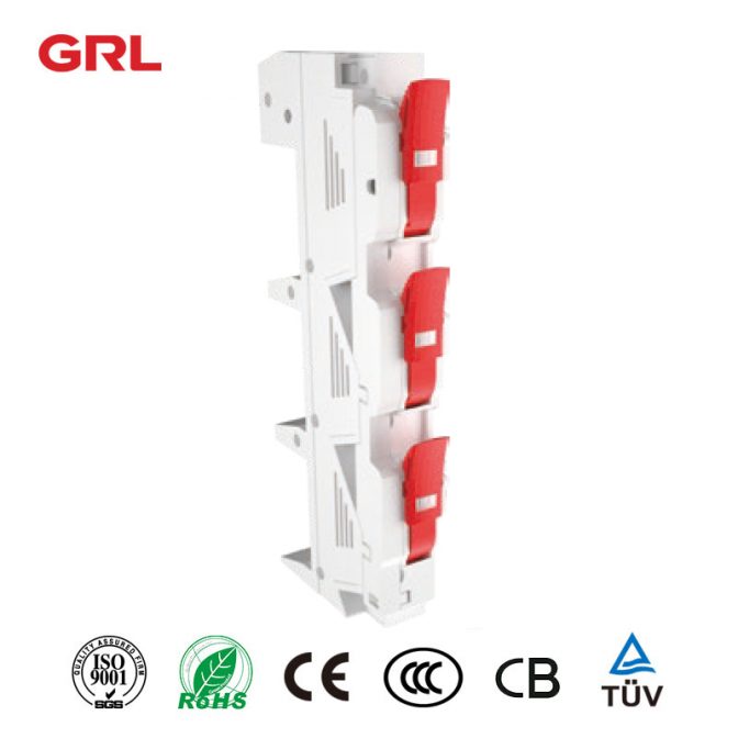 Mini interruptor de fusible vertical Disconnector sistema de barra de bus de 60 mm