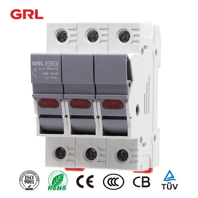 GRL Fusibles RT18-32-3P tamaño de fusible 10 * 38