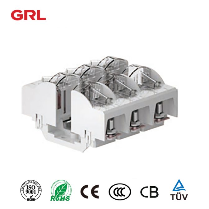 DNF1-1-3P serie de soporte de fusibles automotrices NH1 enlace de fusibles