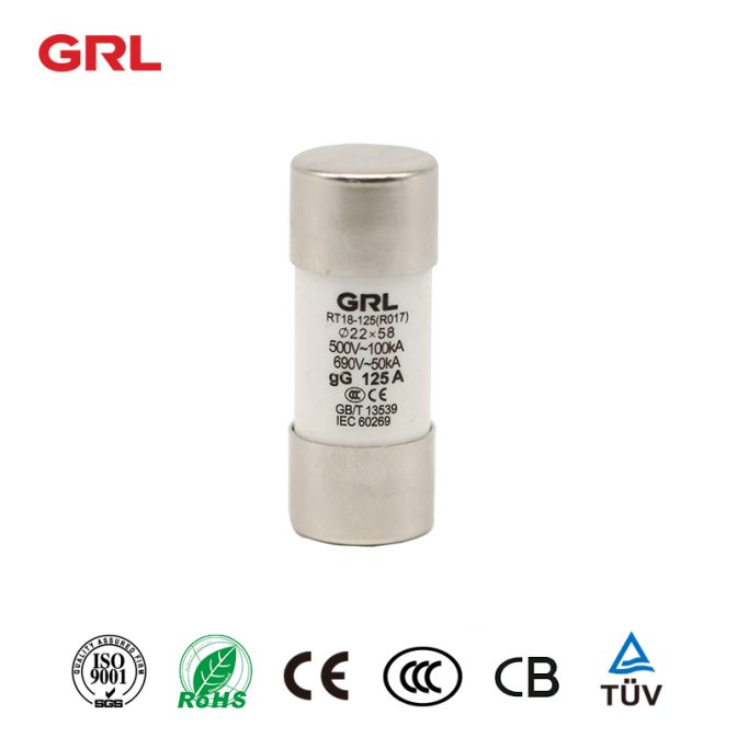 Enlace fusible R017 10A – 125A 500VAC enlace fusible 22 * 58 soporte de fusible
