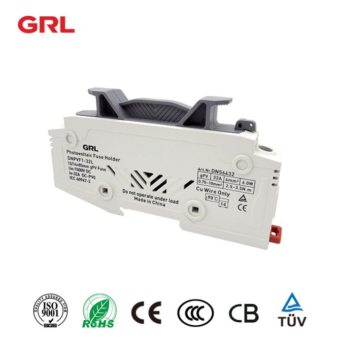Soporte de fusibles fotovoltaicos DNPVF1-32L DC1500V 30A