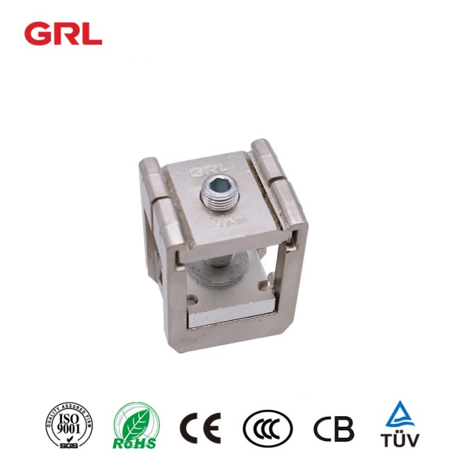30 * 10 y conector de abrazadera de barra de bus de cobre irregular 690V
