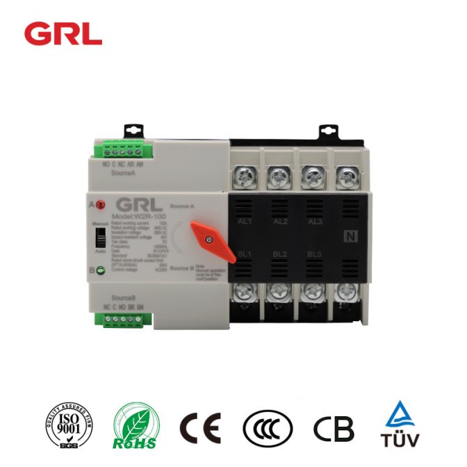 DN2R ATS Manual Dual Power Automatic Transfer Switch ATS