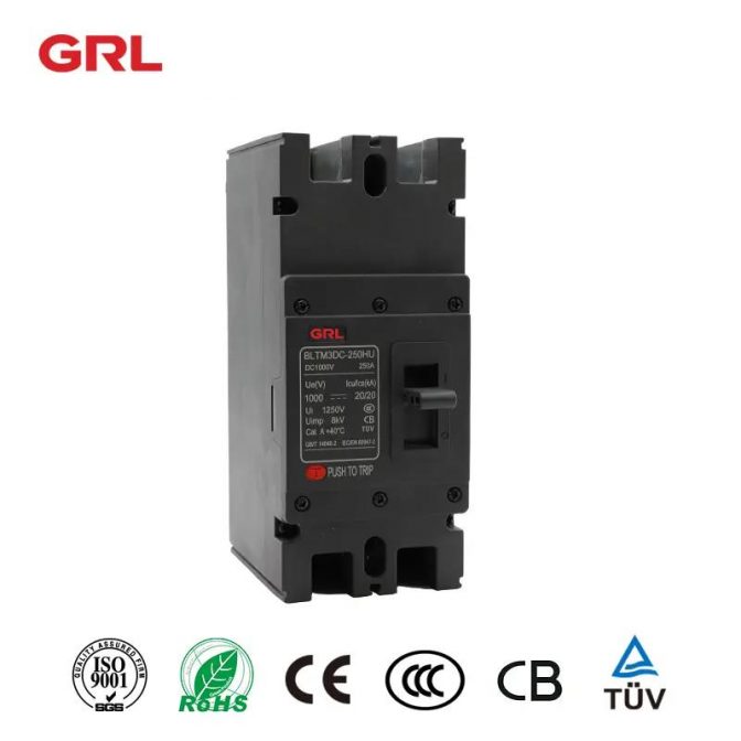 DNM8 – 400 serie PV dedicado DC moldeado caso interruptores de circuito