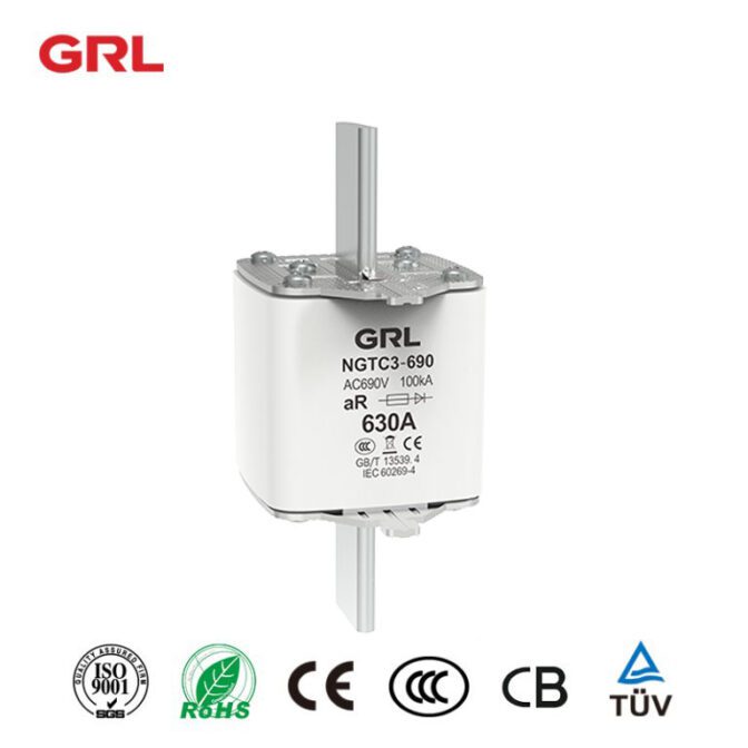 Enlaces de fusibles de acción rápida serie NGTC 400V 690V 1000V enlace de fusibles de protección de semiconductores