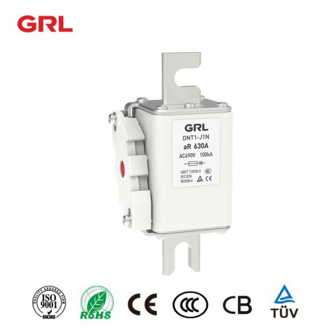 Fusibles de semiconductores DNT-J1N Serie 100A ~ 1600A 690V