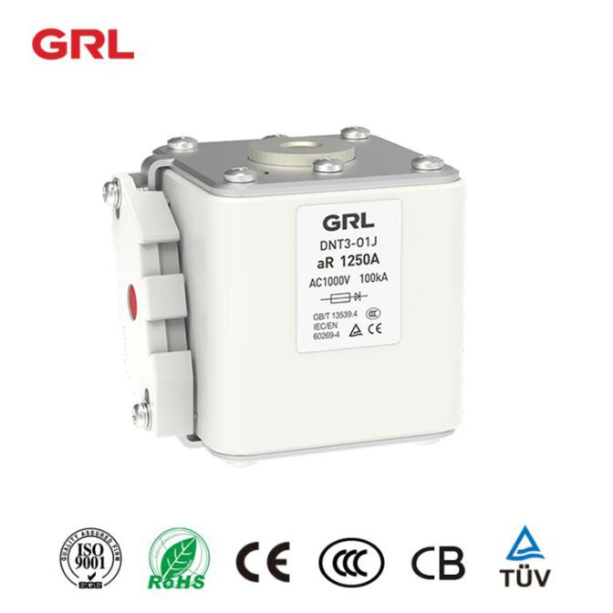Protección de semiconductores aR DNT6 – O1J 1250A ~ 3900A AC enlace de fusible de alta velocidad