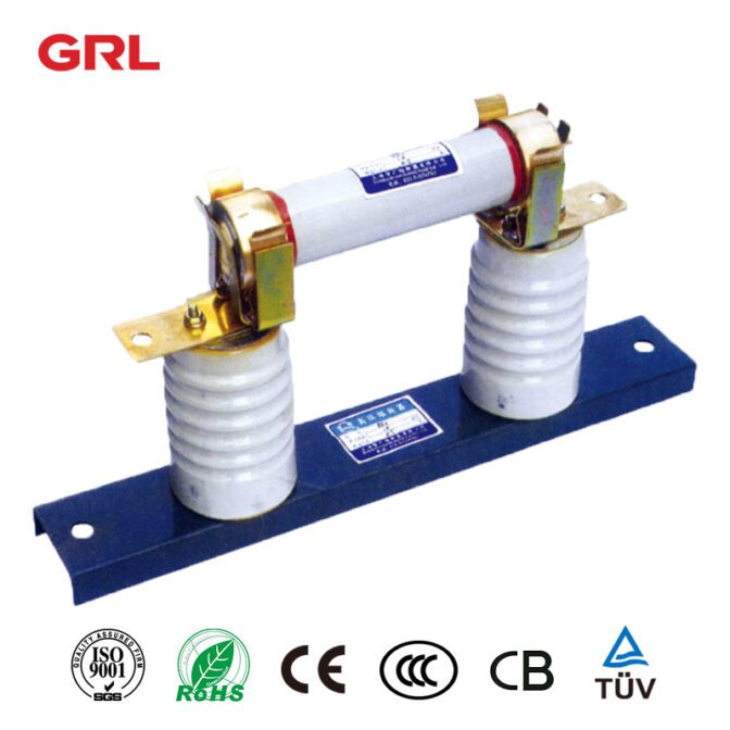 Fusible de límite de corriente de alto voltaje interior RN2 tipo GRL rendimiento de fusión