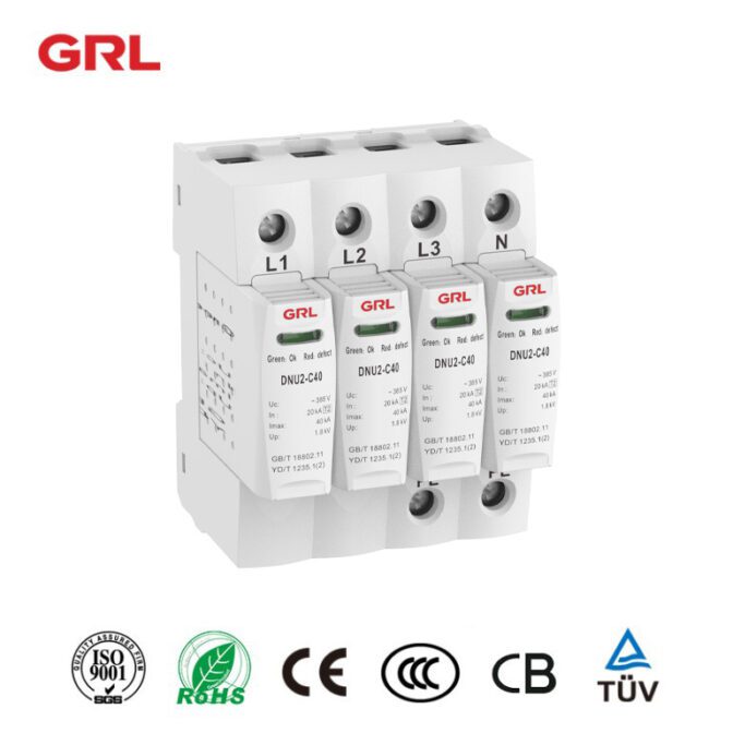 Dispositivos de protección contra sobretensiones AC 275 ~ 1250V GRL personalizados
