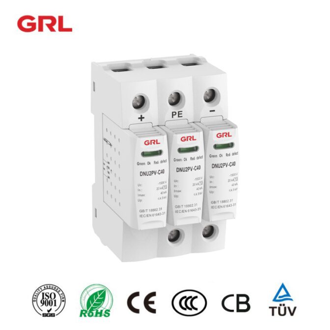 SPD dispositivo de protección contra sobretensiones DC 350V ~ 750V fábrica GRL
